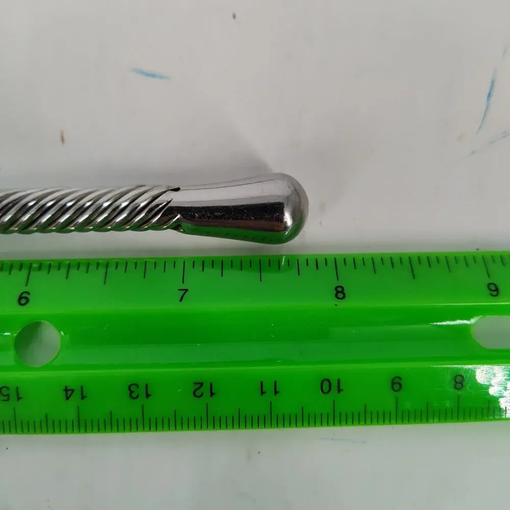 4X Tbsp Pier 1 PII17 18/8 Stainless Twist Table Spoons